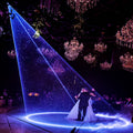 Laser lights for wedding dance floor and photo backdrop